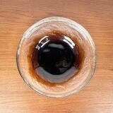 Mid-century Finnish glass bowl by Pertti Santalahti for Humppila, 1960s, set of 2.