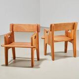 Hans Wegner Pair of 1st Edition Peter's Child Chairs for Fredericia Denmark 1944