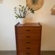 Vintage teak chest of drawers