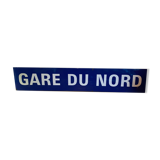 Panneau Métro Gare du Nord