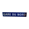 Gare du Nord Metro sign