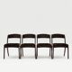 Set of 4 Baumann chairs model Gondole - 1960