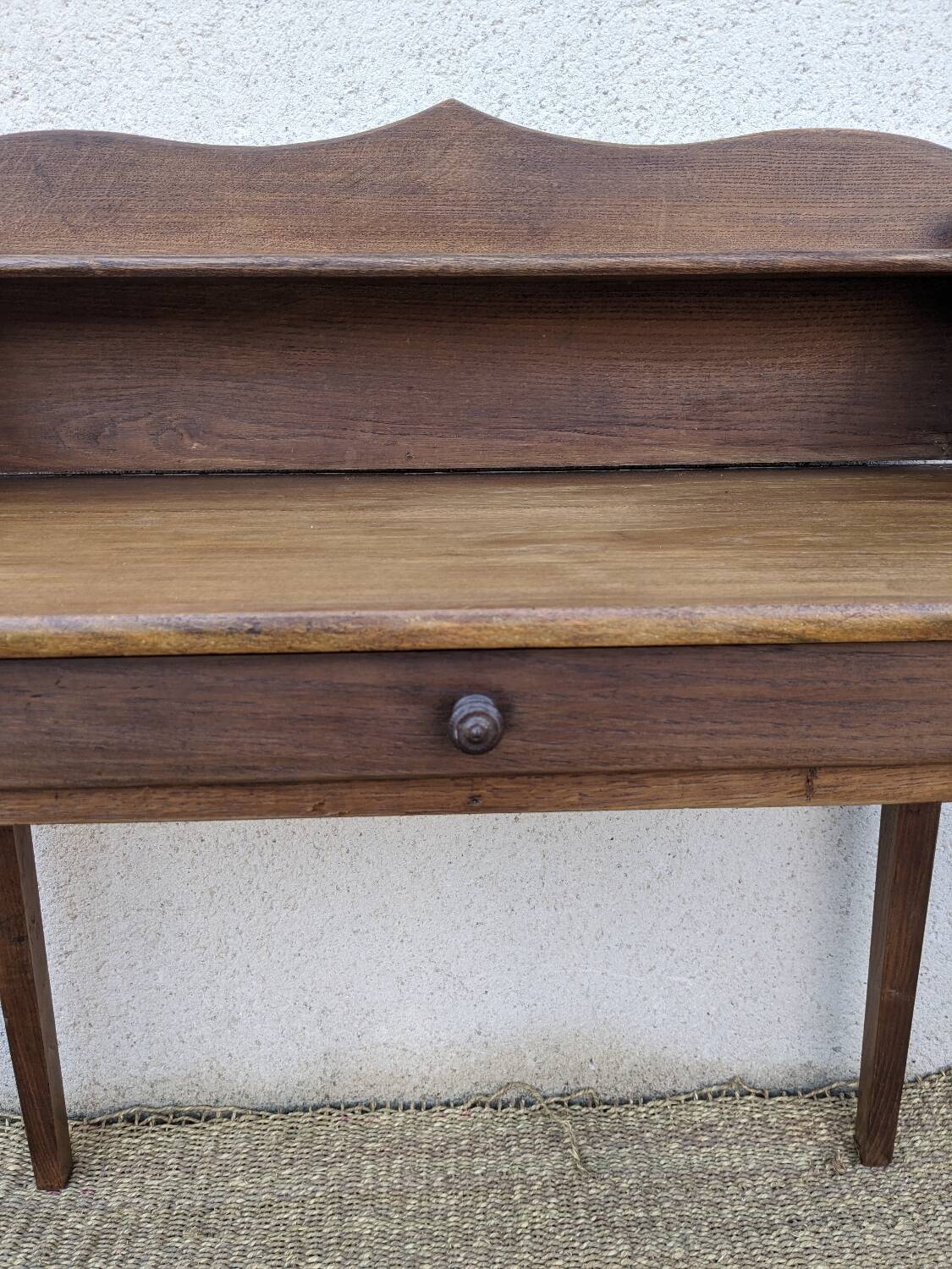 Rustic solid oak desk