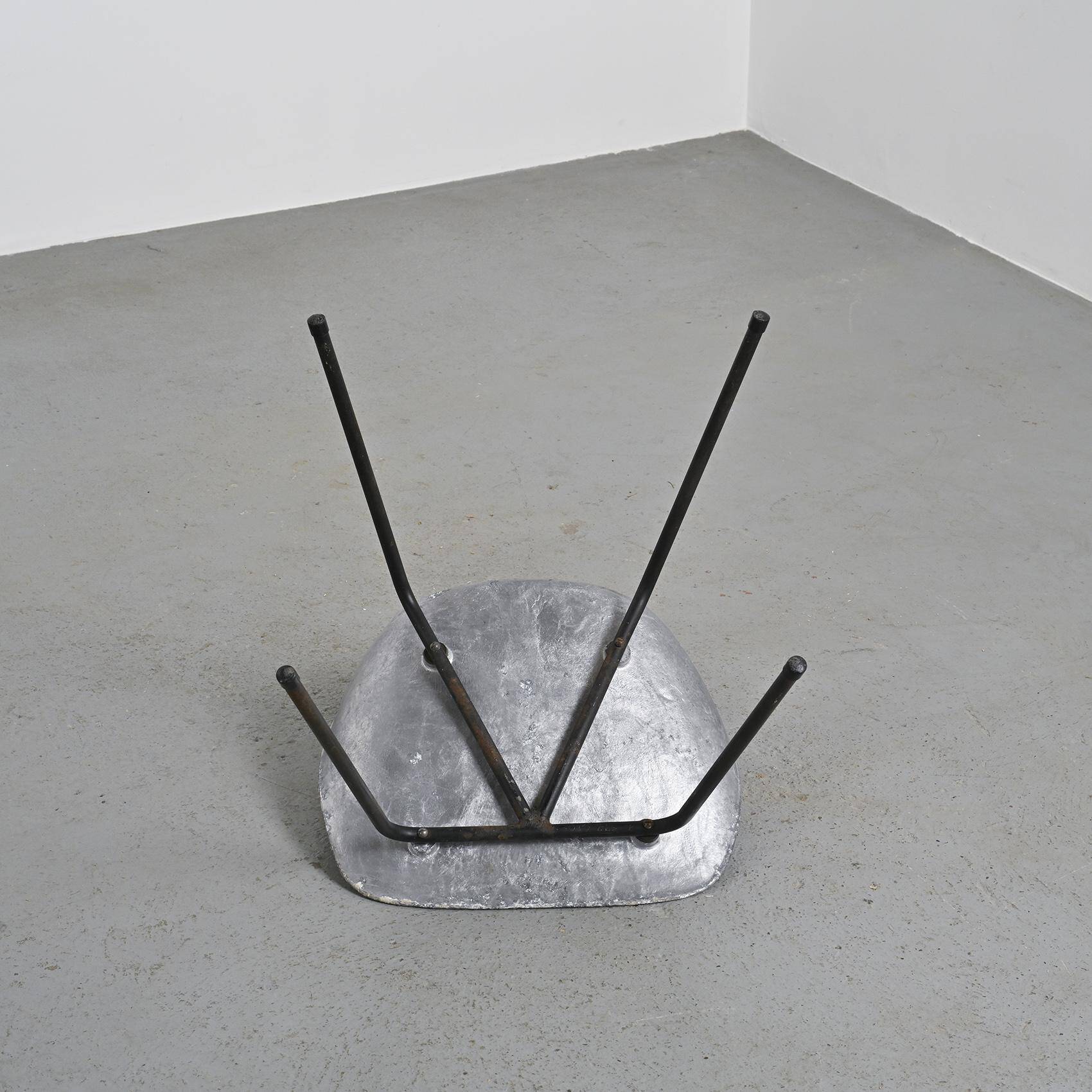 Cast aluminum chair by Pierre Guariche, Steiner edition, circa 1953