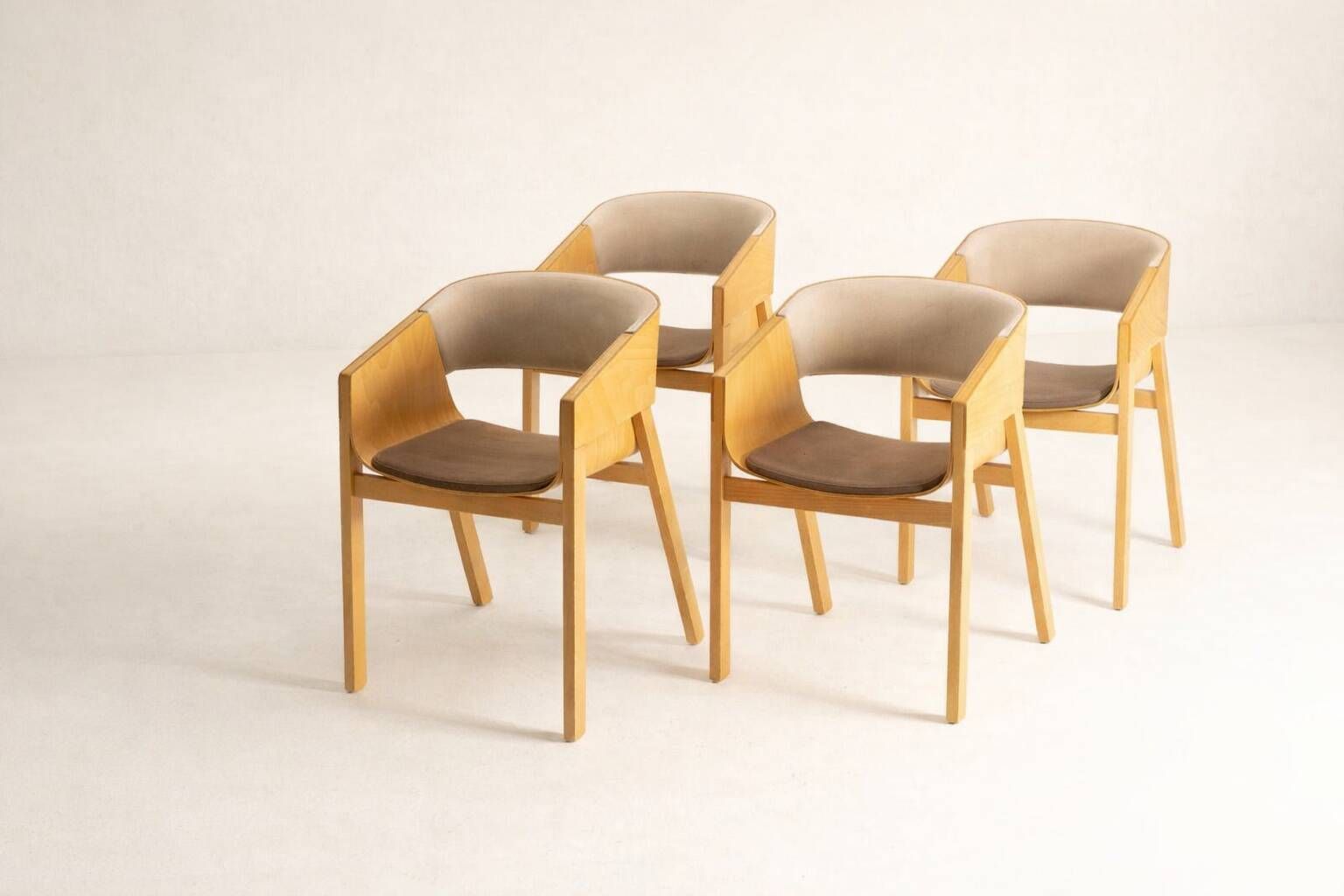 Set of 4 Merano armchairs, Alex Gufler, 2010s, Czech Republic