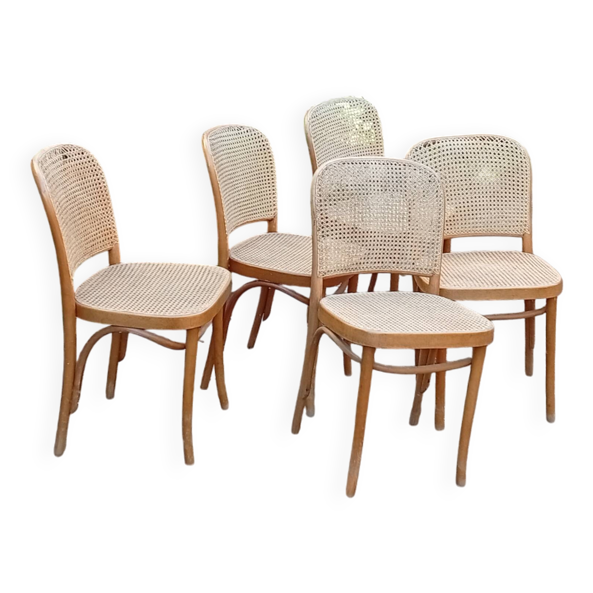 Lot 5 chaises de bistrot