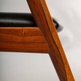 Danish Design Rosewood Reupholstered Z-chair by Kai Kristiansen, set of 4
