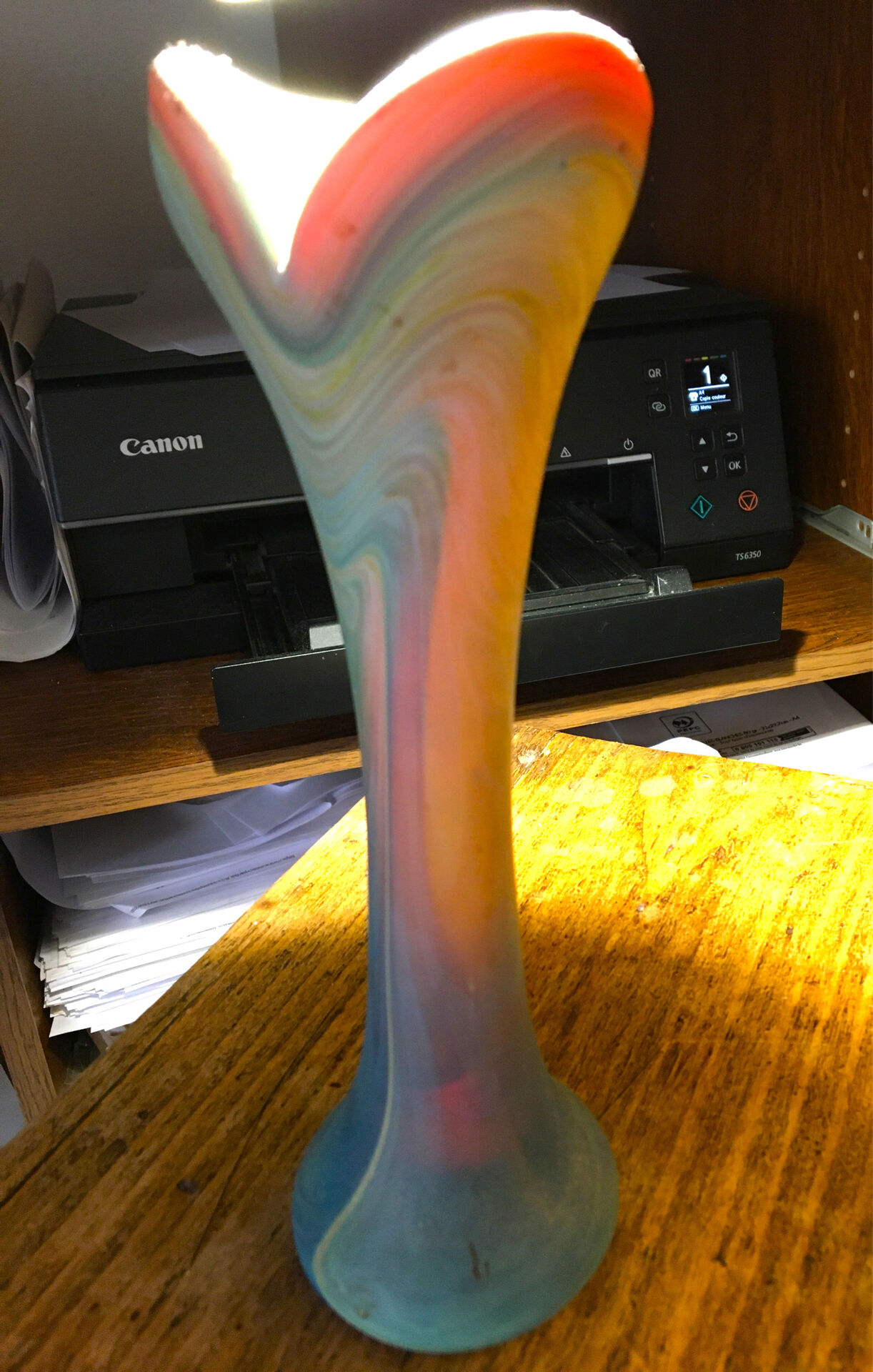 Phoenician blown glass vase