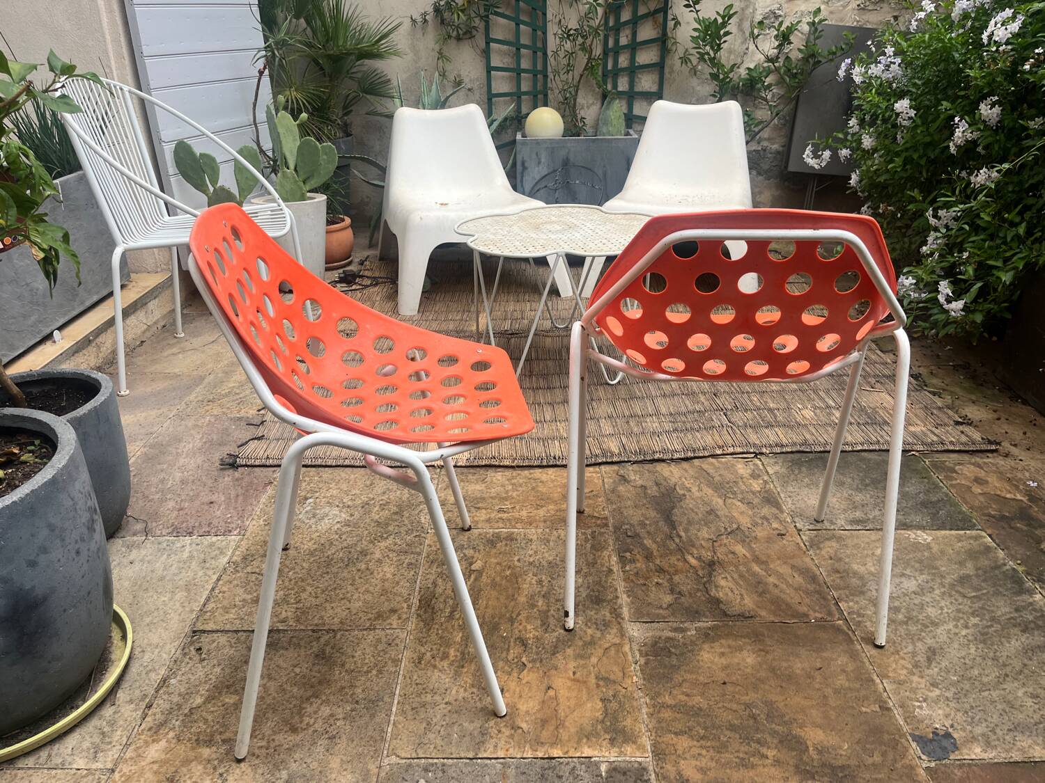 Pair of Deauville chairs by Pierre Guariche