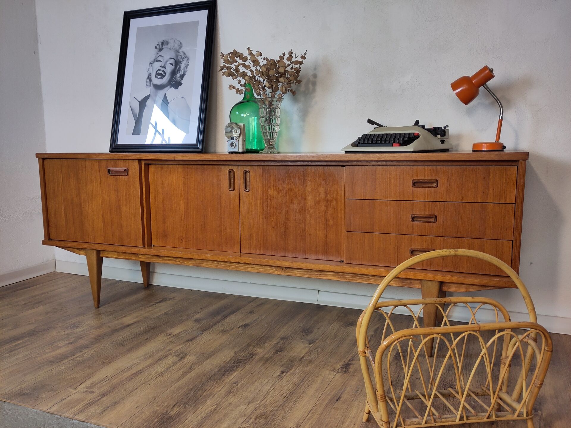 Scandinavian teak sideboard