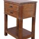 Old Burmese teak bedside