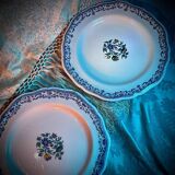 2 Moustiers Earthenware Plates | 18th Century | Colorful Floral Decor