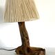 Vintage lamp in wood 70s