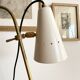 Large Italian table lamp in brass design from the 50s
