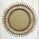Vintage rattan sun mirror xl