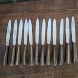 Set of 12 horn handle knives