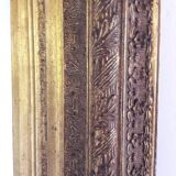 Miroir ancien bois doré style Napoléon lll