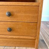 Storage in oak veneer 50s