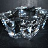 Saint-Louis DESIGN Modernist Crystal Ashtray with Label