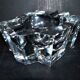 Saint-Louis DESIGN Modernist Crystal Ashtray with Label