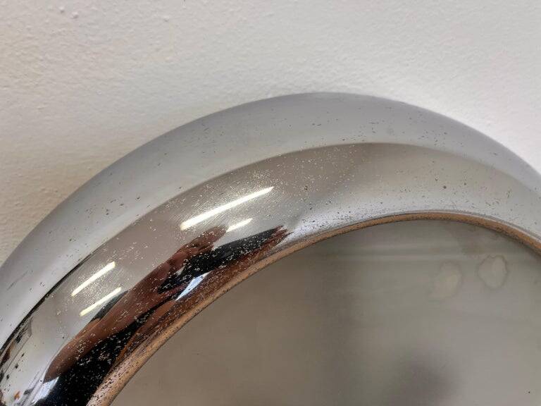 Chrome Bauhaus / Functionalism Pendant UFO by Napako, 1940s