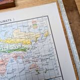 Imprimée en 1900, la Terre et ses climats.