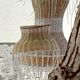 Duo de suspensions en rotin