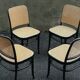Set de 4 chaises cannées Prag chair