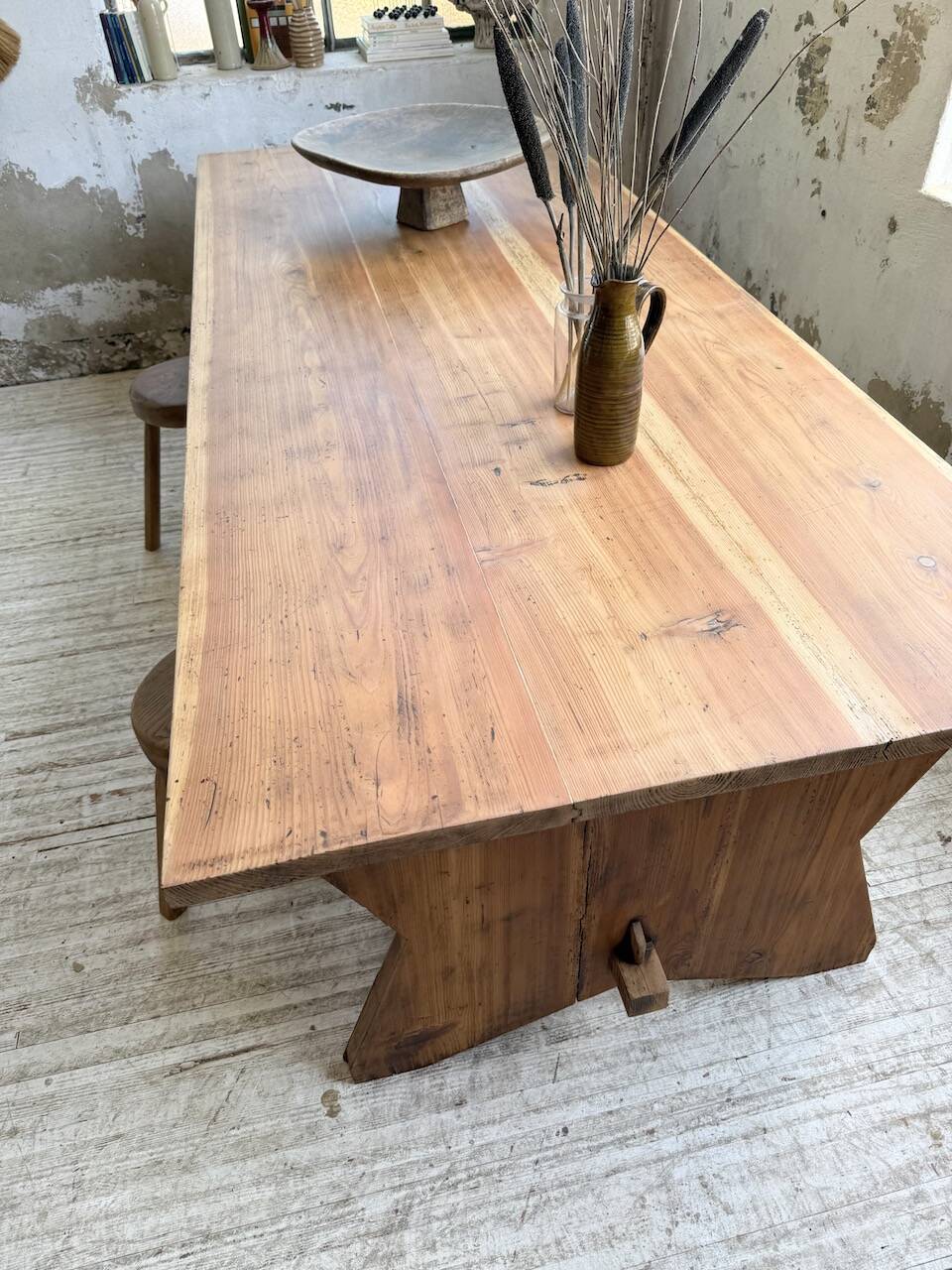 2.5m5 XL pine farmhouse table