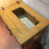 Vintage desk feet compass