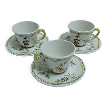 Tasses à café Longchamp Moustiers