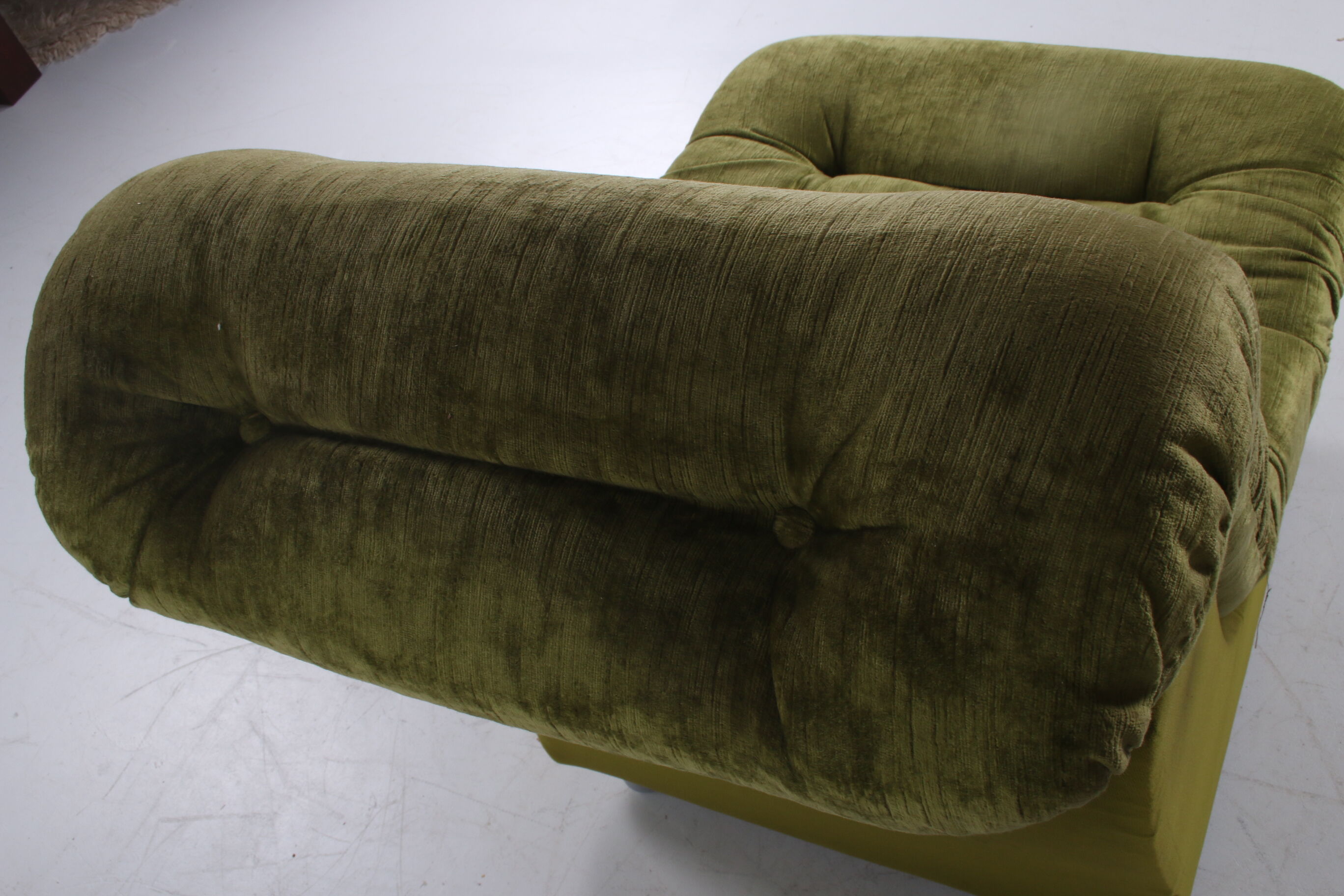 Vintage Xl element sofa moss green 60s