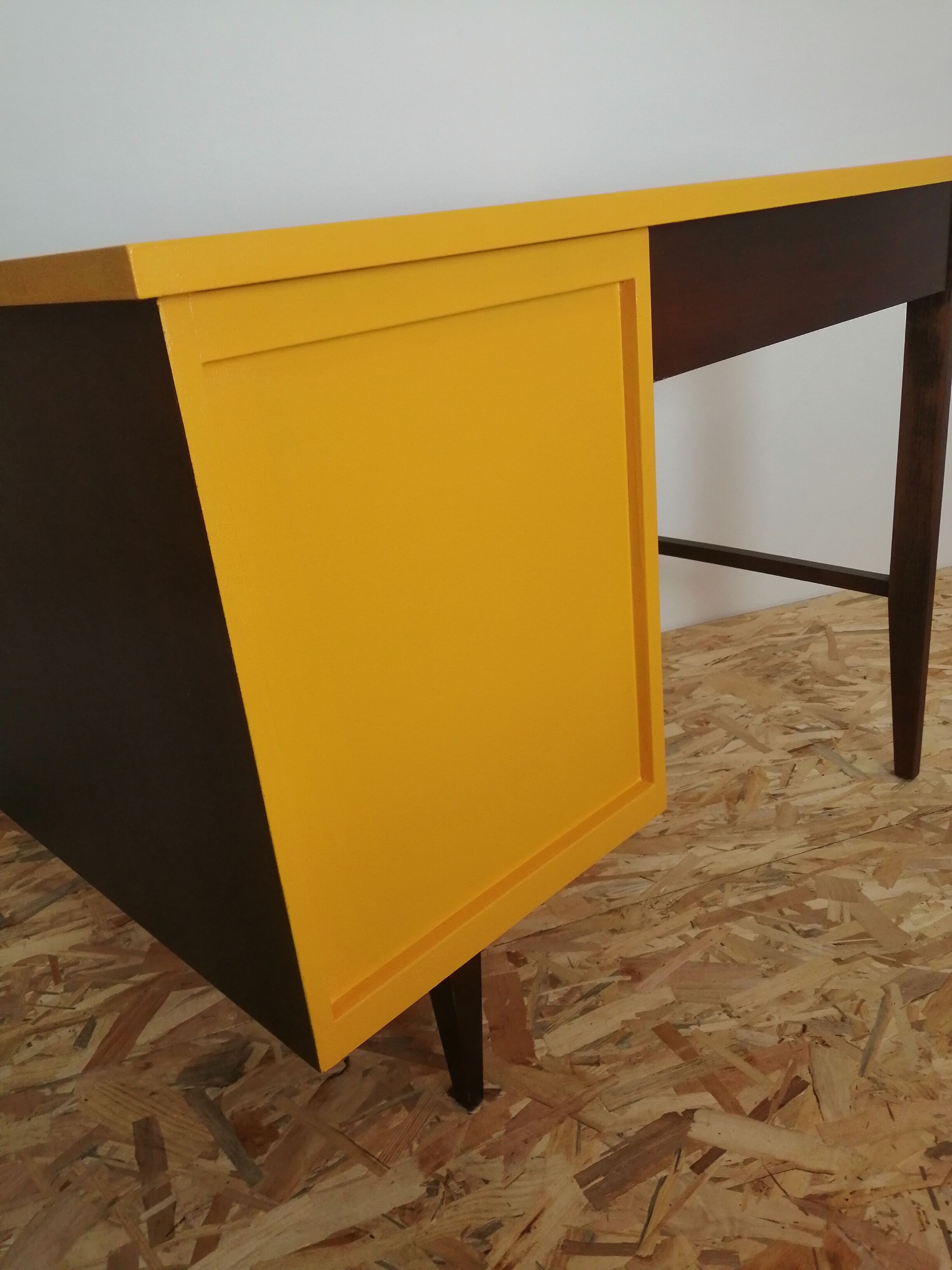 Yellow desk