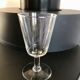 Set of 6 crystal wine glasses engraved 60s