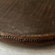 Mid-Century wooden platter or trivet - D 24 cm