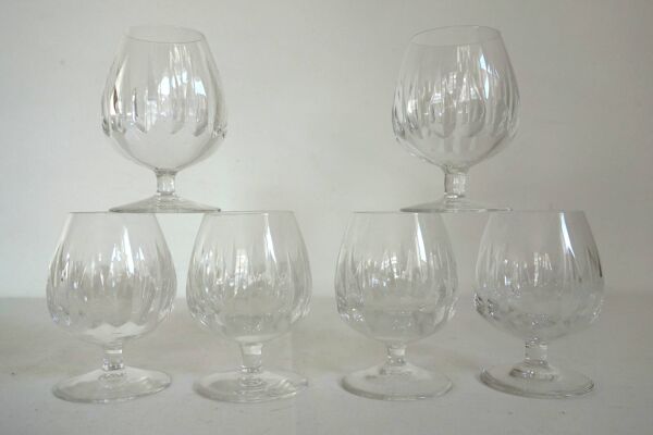 Lot de 6 verres à Cognac vintage Villeroy & Boch estampillés