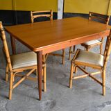Scandinavian vintage teak extendable table