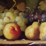 Still life on panel signed Huyet