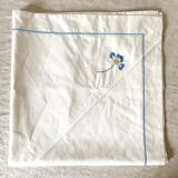 Embroidered pillowcase