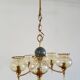Vintage brass chandelier