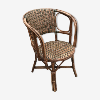 Fauteuil pour enfant en bambou - années 1930