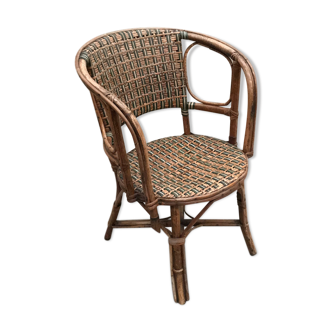 Fauteuil pour enfant en bambou - années 1930