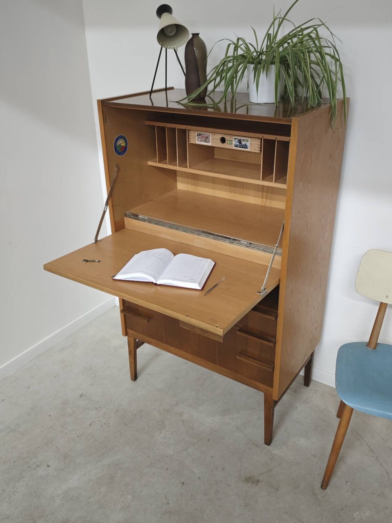 Secretary / Two-tone desk Frantisek Mezulanik for Up Zavody 1960