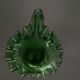 Pair of Marie Gregory vases in green floral decoration enamelled 1900