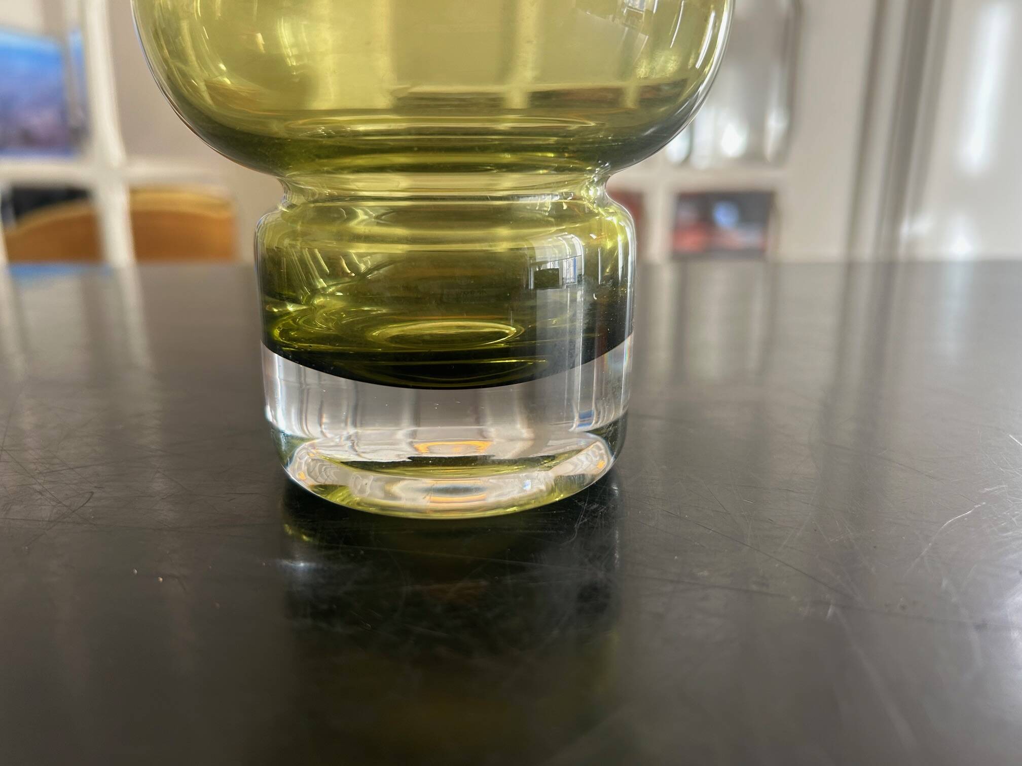 scandinavian glass vase