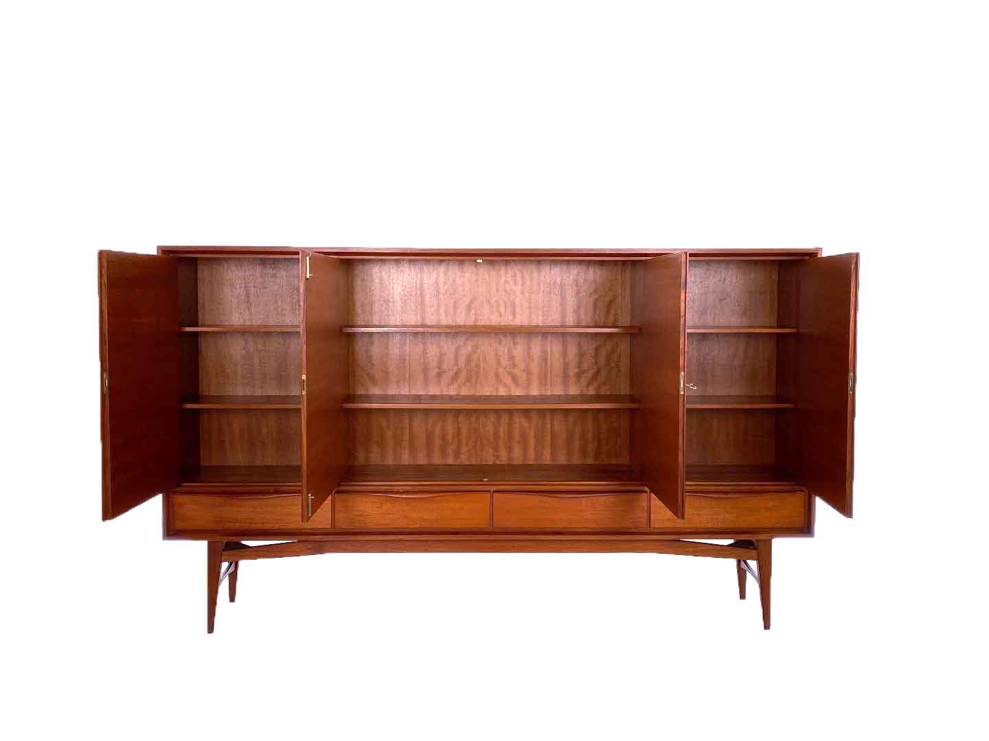 Vintage highboard by wappenmöbel, 1960s