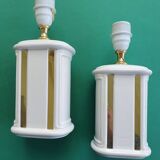 Pair of vintage ceramic wall sconces