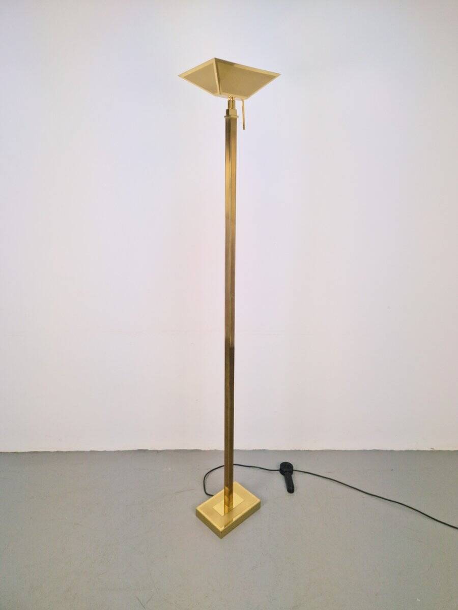 Vintage Brass Floor Lamp from Deknudt, 1970s
