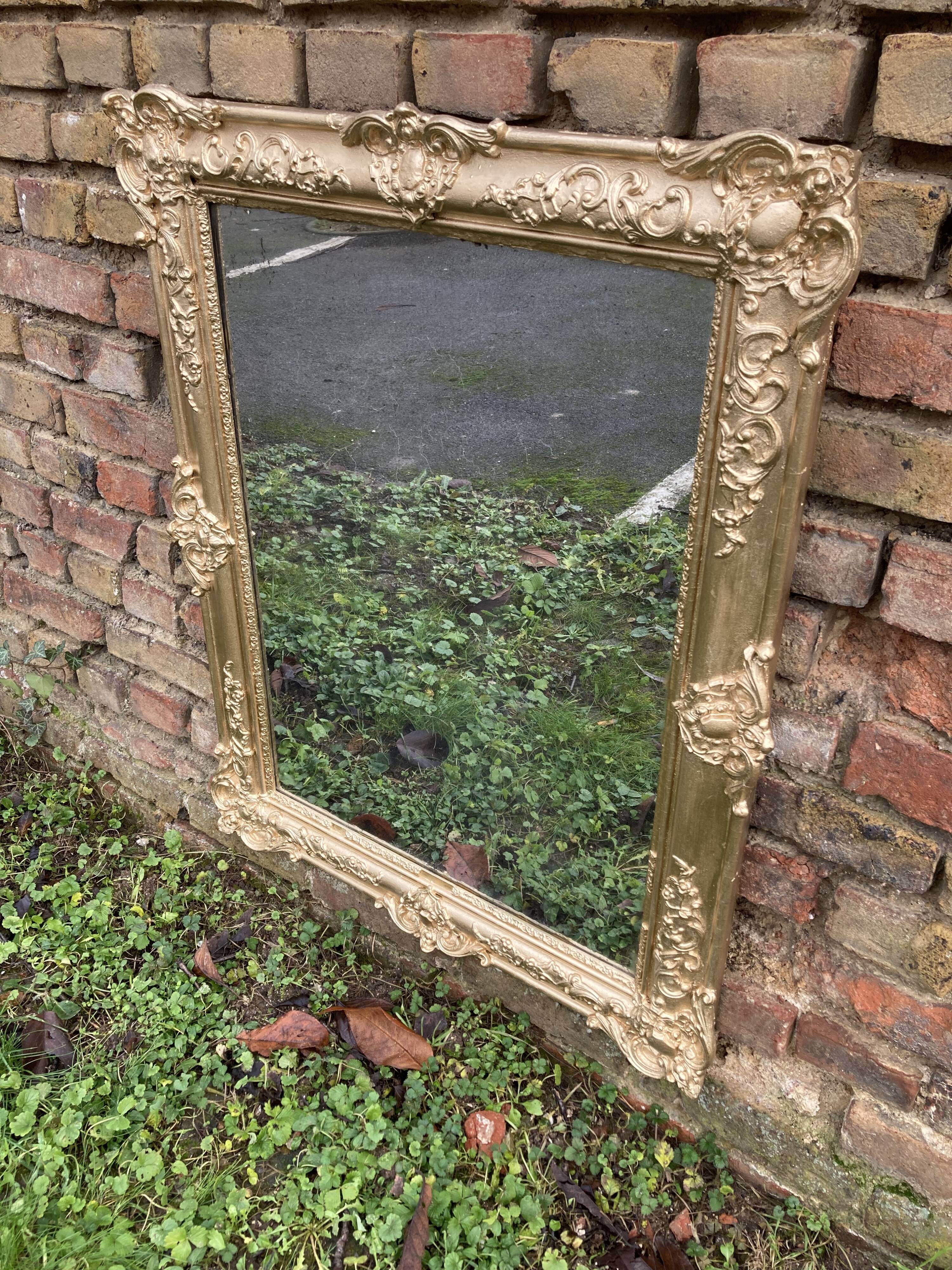 Old mirror Louis XV style 86x69cm