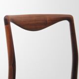 Scandinavian chair in Rio rosewood by Kai Lyngfeldt-Larsen for Søren Willadsen
